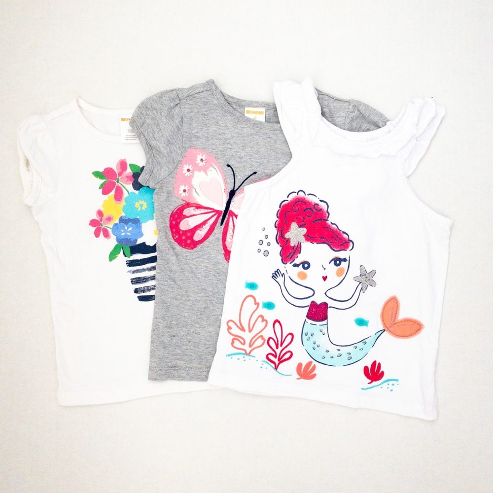 Gymboree Playtime Shirts (set of 3) size 2T